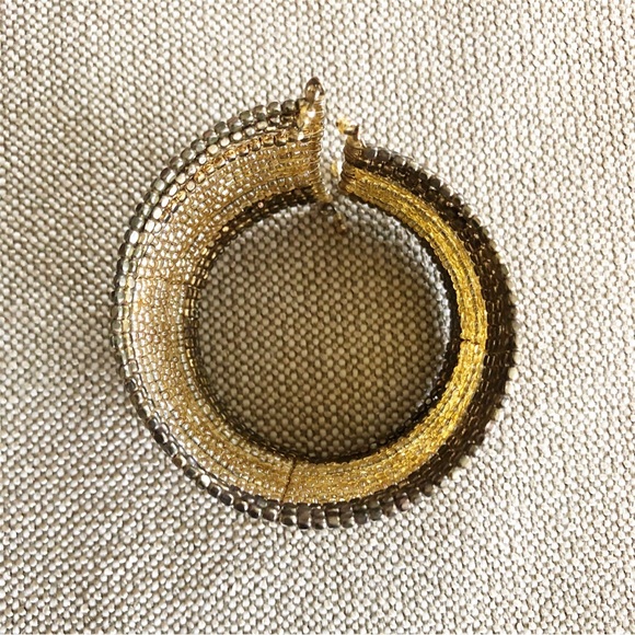 Gold Tone Beaded Bracelet - Picture 2 of 6